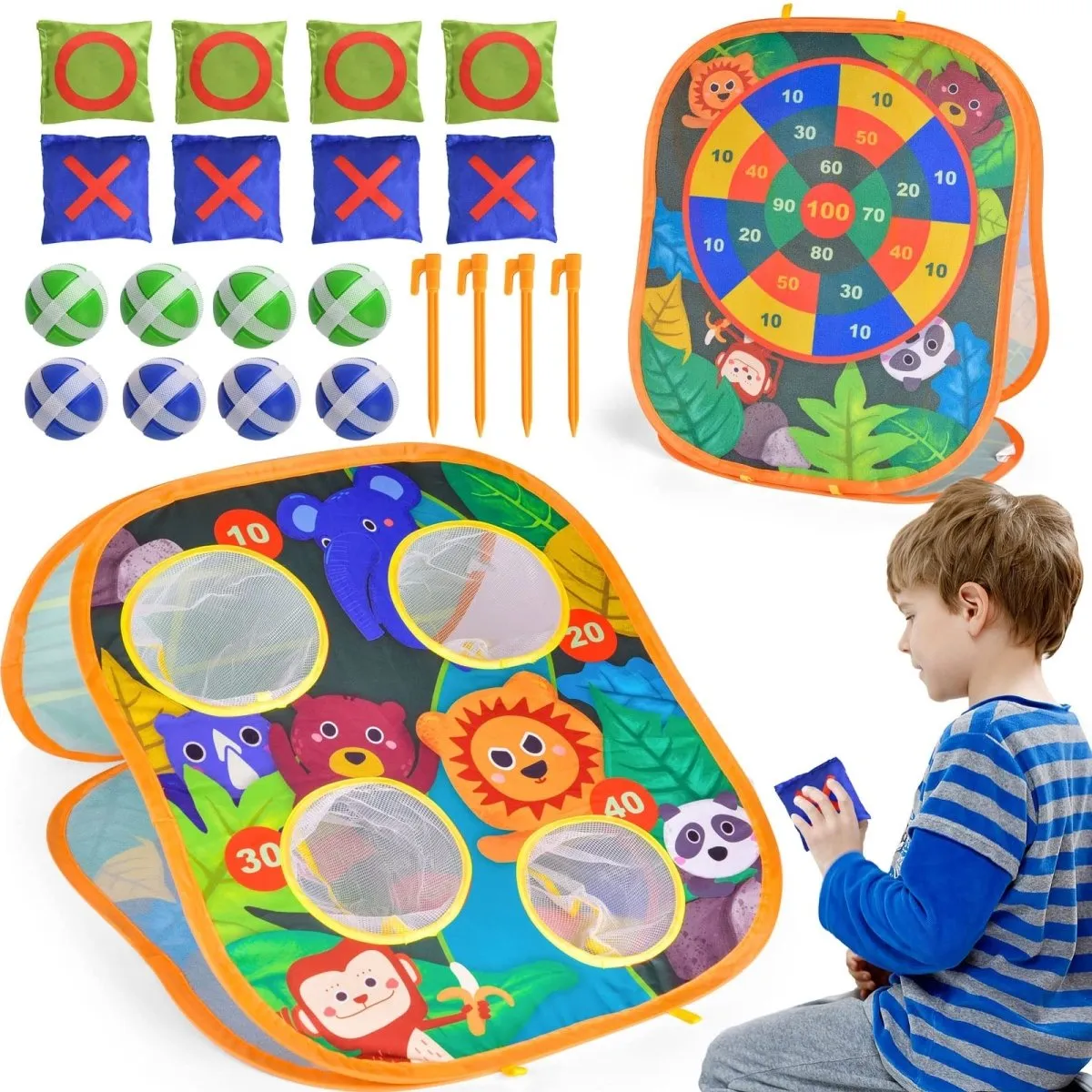 3-IN-1 Tossing Toy Set For Toddlers