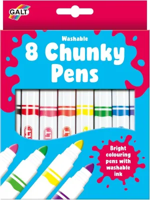 8 Chunky Pens - Washable