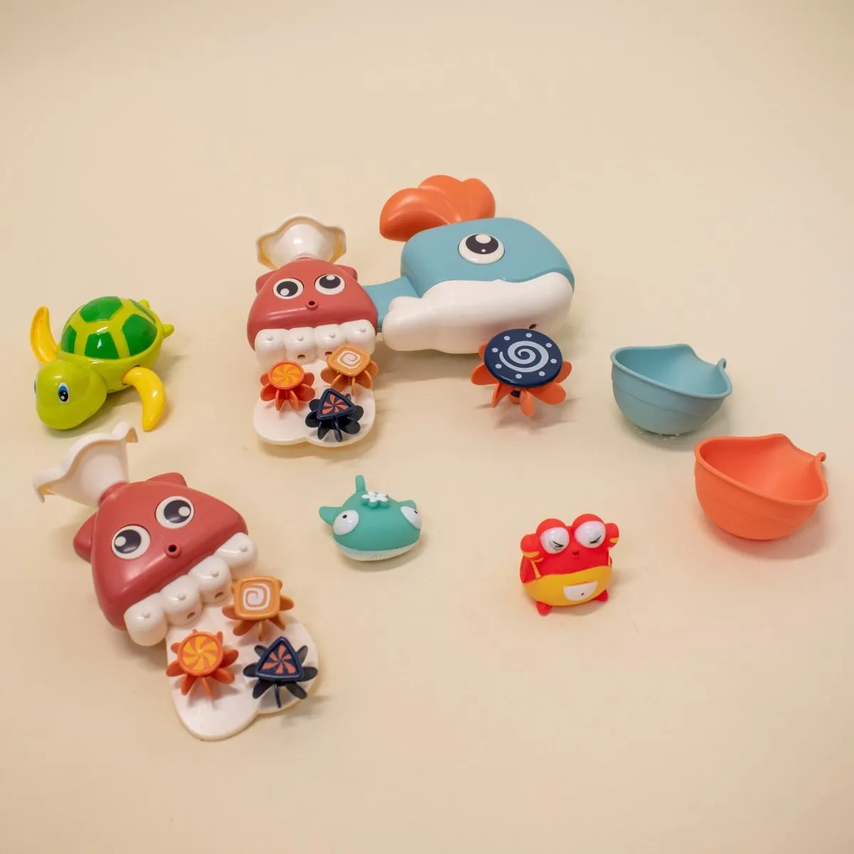 8 PCs Bath Squirter for Toddler