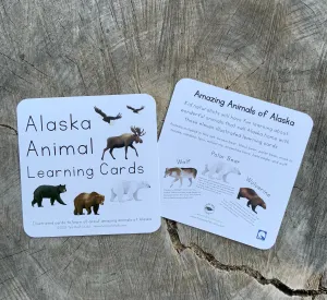 Alaska Animal Learning Cards