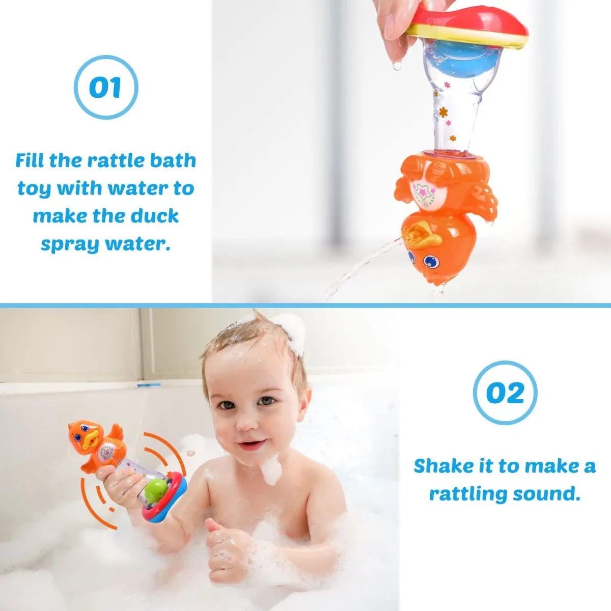 Baby Duck Bath Toys 8pcs