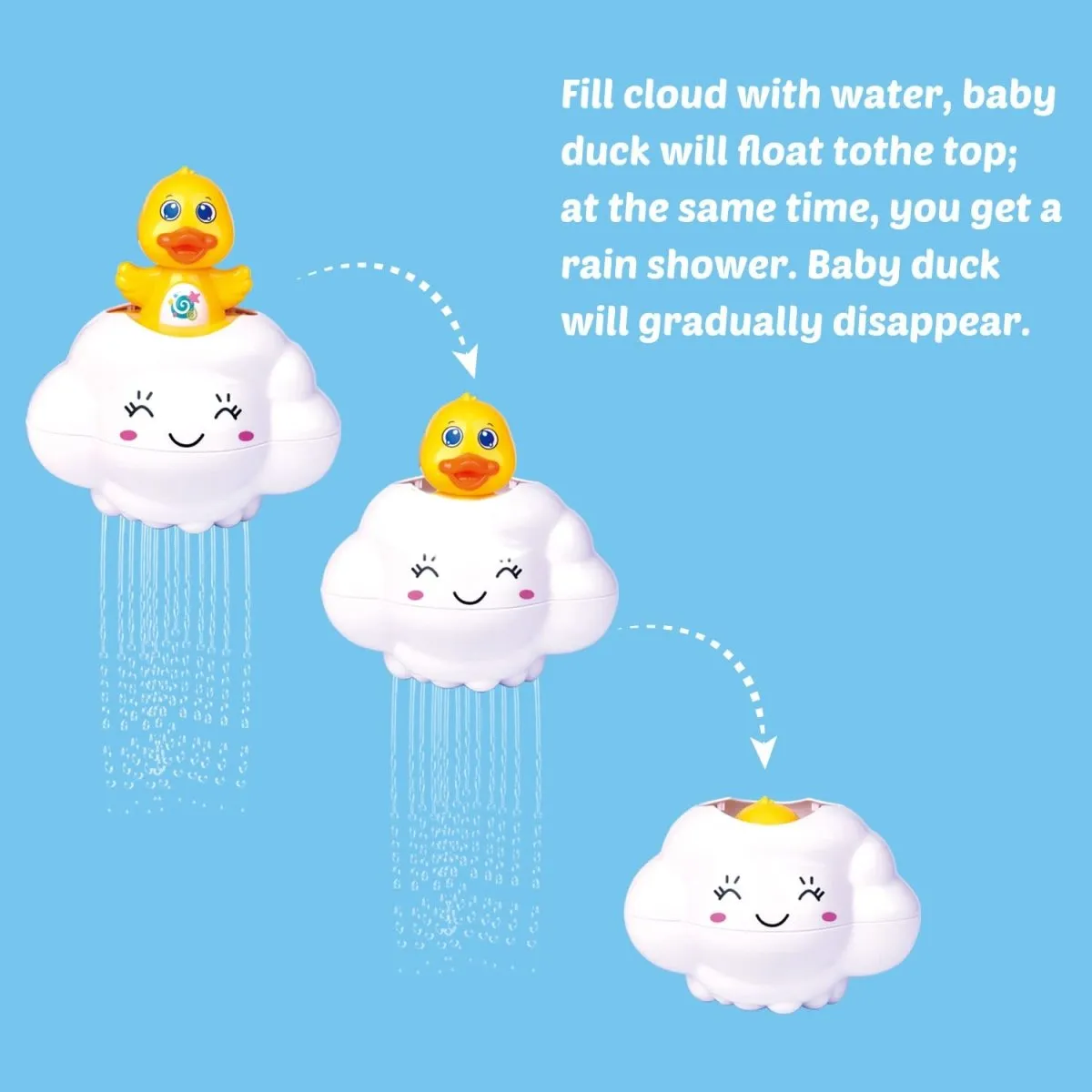 Baby Duck Bath Toys 8pcs