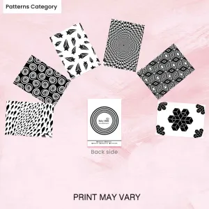 Baby Moo High Contrast Flash Cards Pack of 6 - Patterns