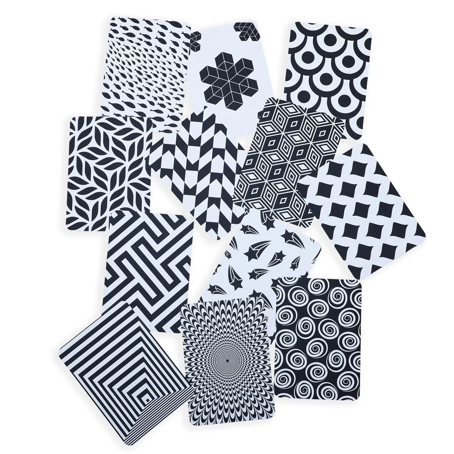 Baby Moo High Contrast Flash Cards Pack of 6 - Patterns
