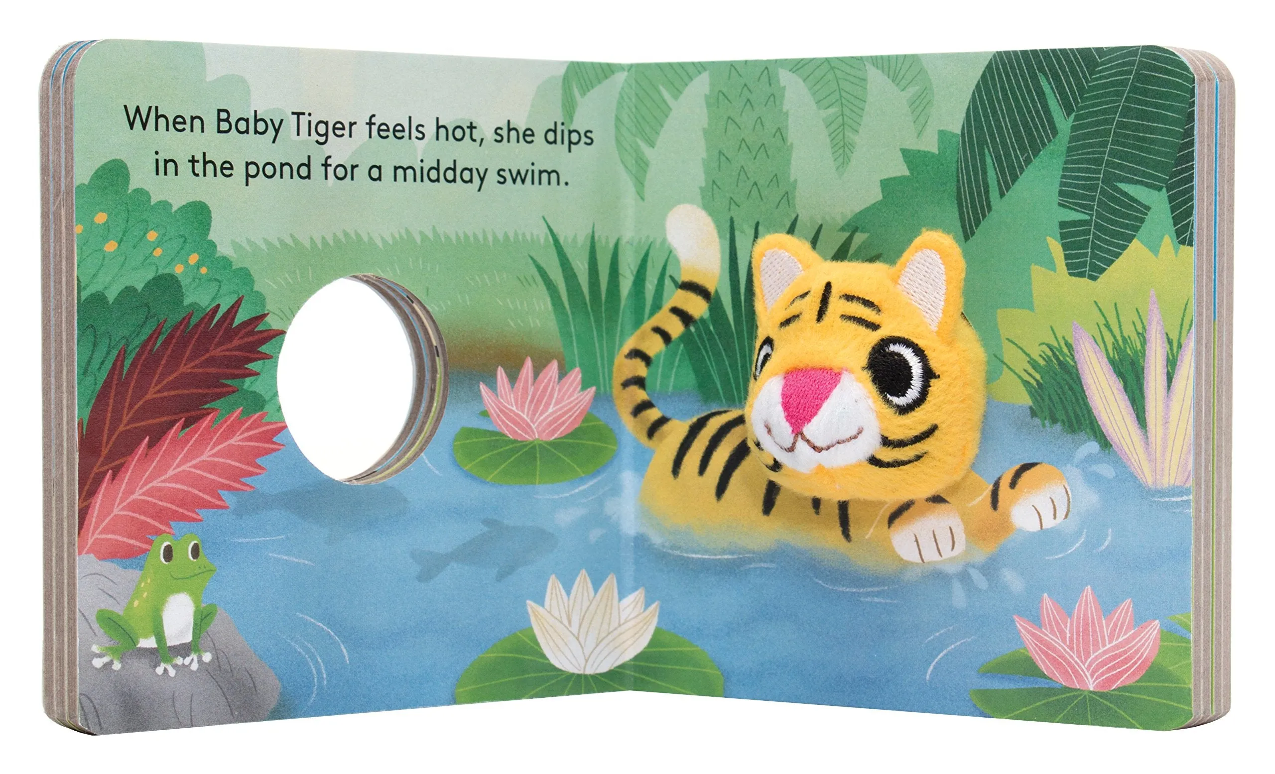 Baby Tiger Finger Puppet Book
