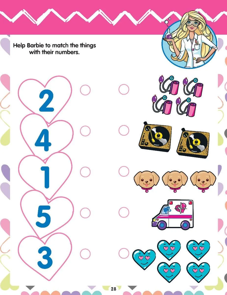 Barbie Colouring and Activity Book - A Drawing & Activity Book for Kids Ages 2  (English)