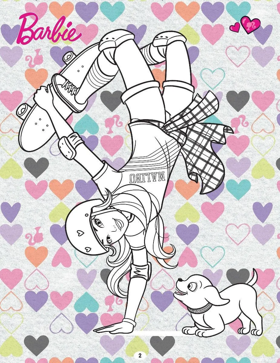 Barbie Colouring and Activity Book - A Drawing & Activity Book for Kids Ages 2  (English)