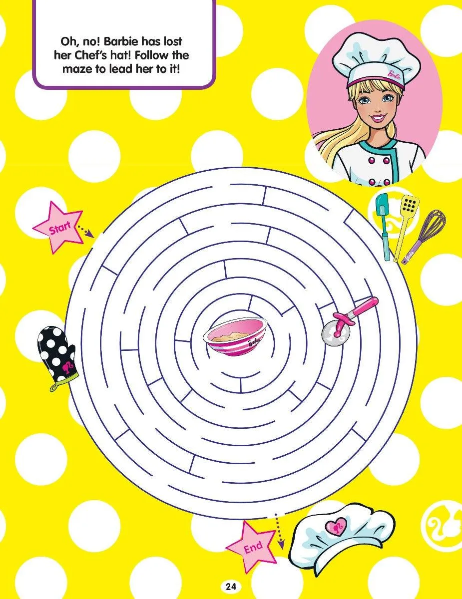 Barbie Colouring and Activity Book - A Drawing & Activity Book for Kids Ages 2  (English)
