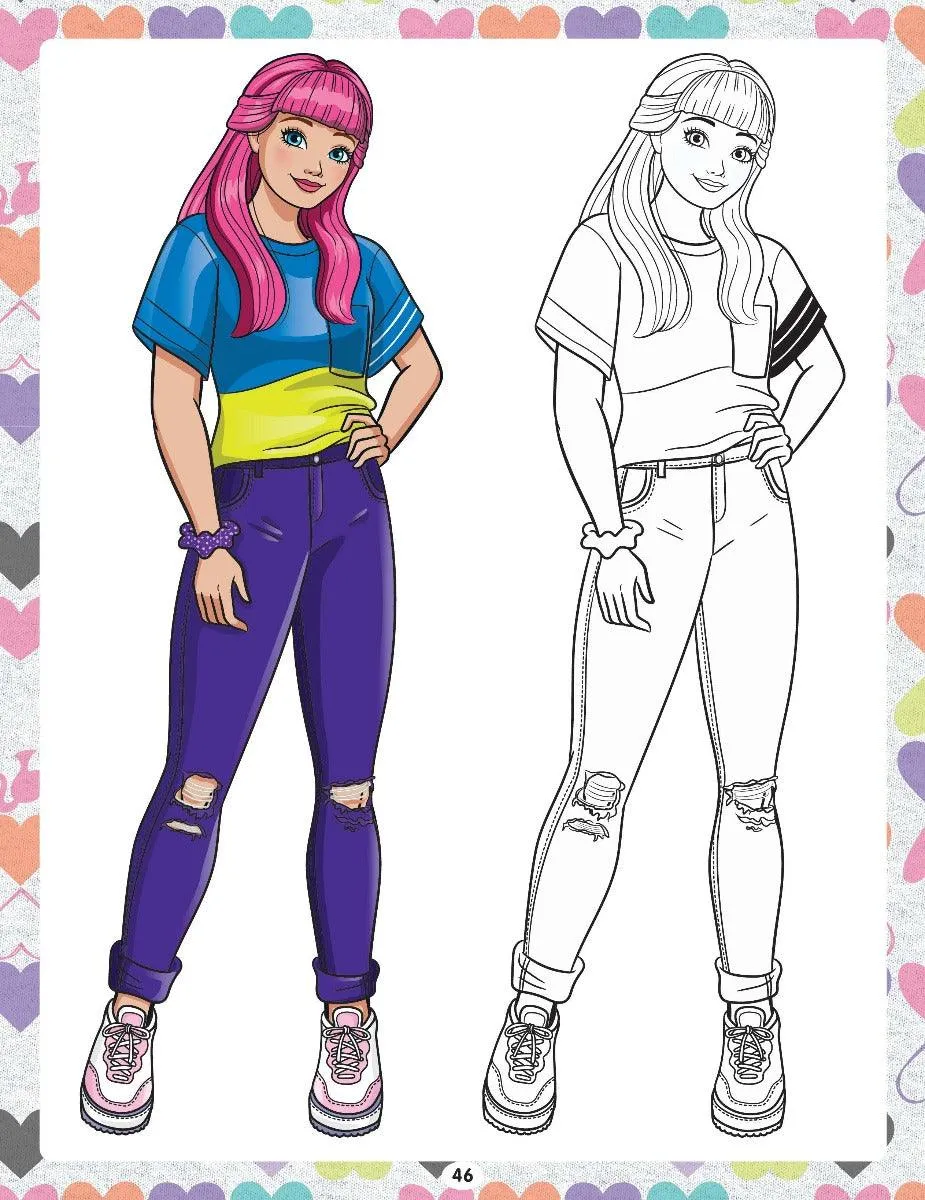 Barbie Colouring and Activity Book - A Drawing & Activity Book for Kids Ages 2  (English)
