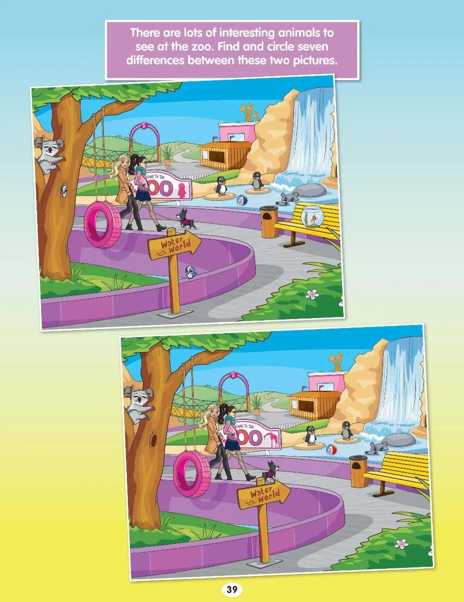 Barbie Colouring and Activity Book - A Drawing & Activity Book for Kids Ages 2  (English)