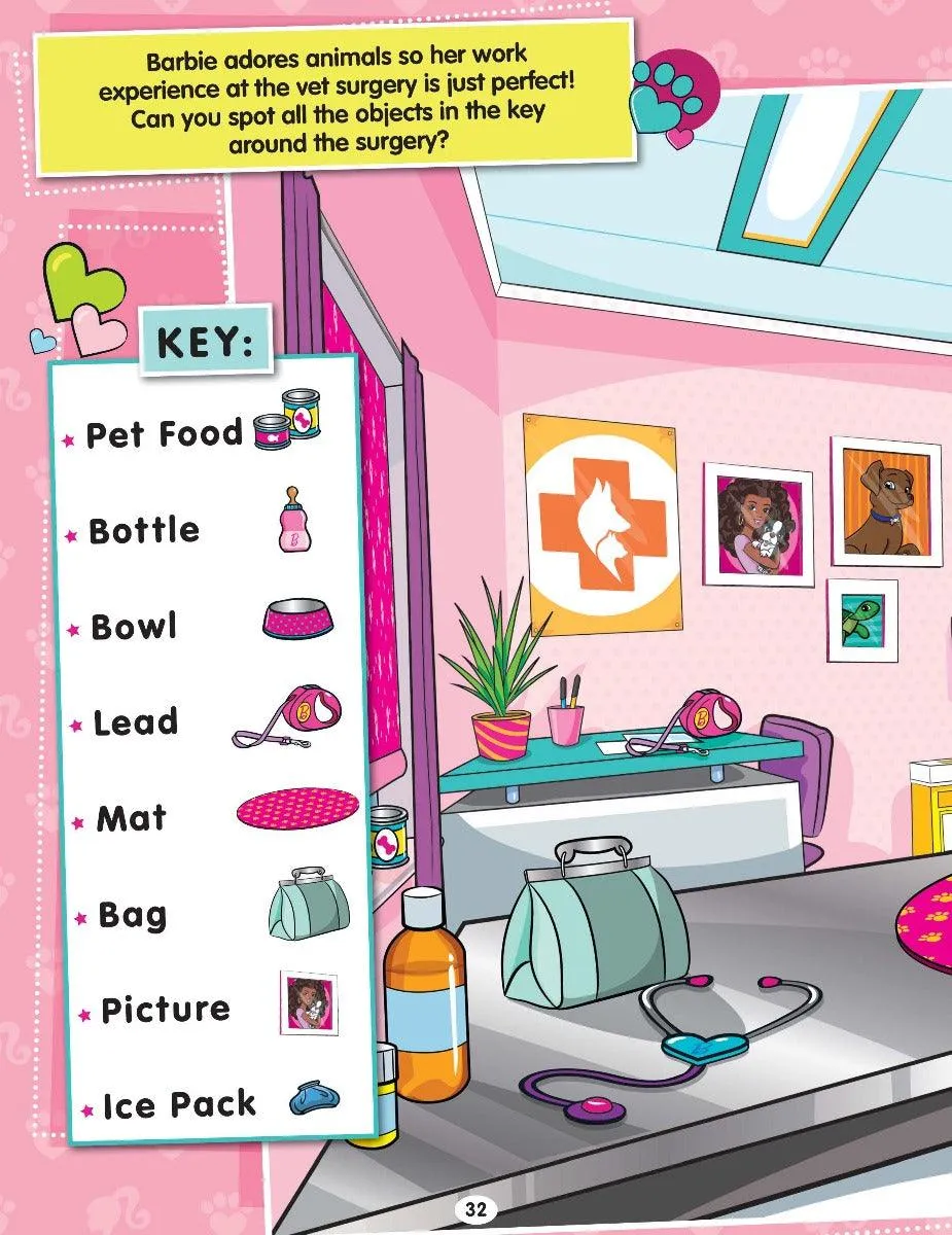 Barbie Colouring and Activity Book - A Drawing & Activity Book for Kids Ages 2  (English)