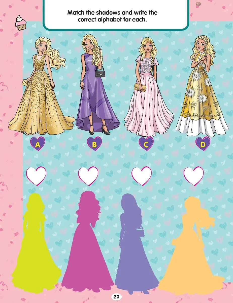 Barbie Colouring and Activity Book - A Drawing & Activity Book for Kids Ages 2  (English)