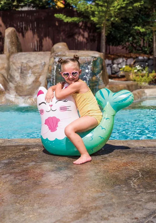 Bobbin' Buddies Inflatable Mer Kitty