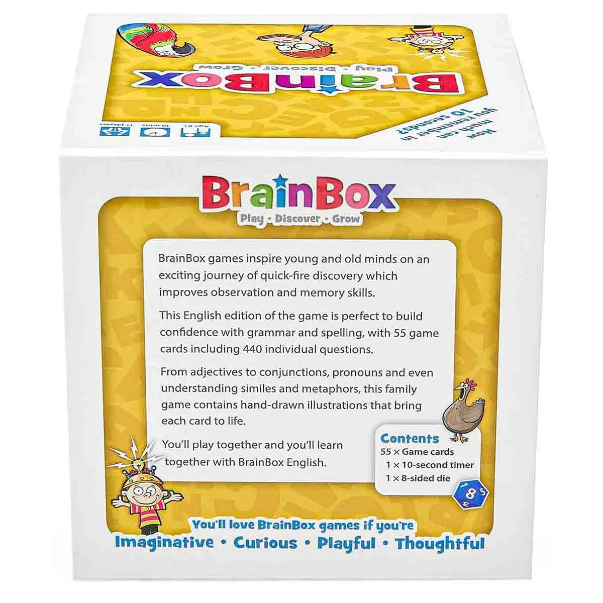 BrainBox English Card Game