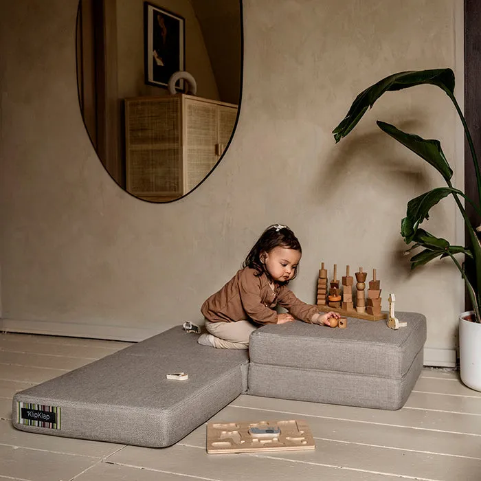 by KlipKlap KK 4 Fold 40x50x50cm - Beige W. Sand (Pre-Order; Est. Delivery in 2-4 Weeks)