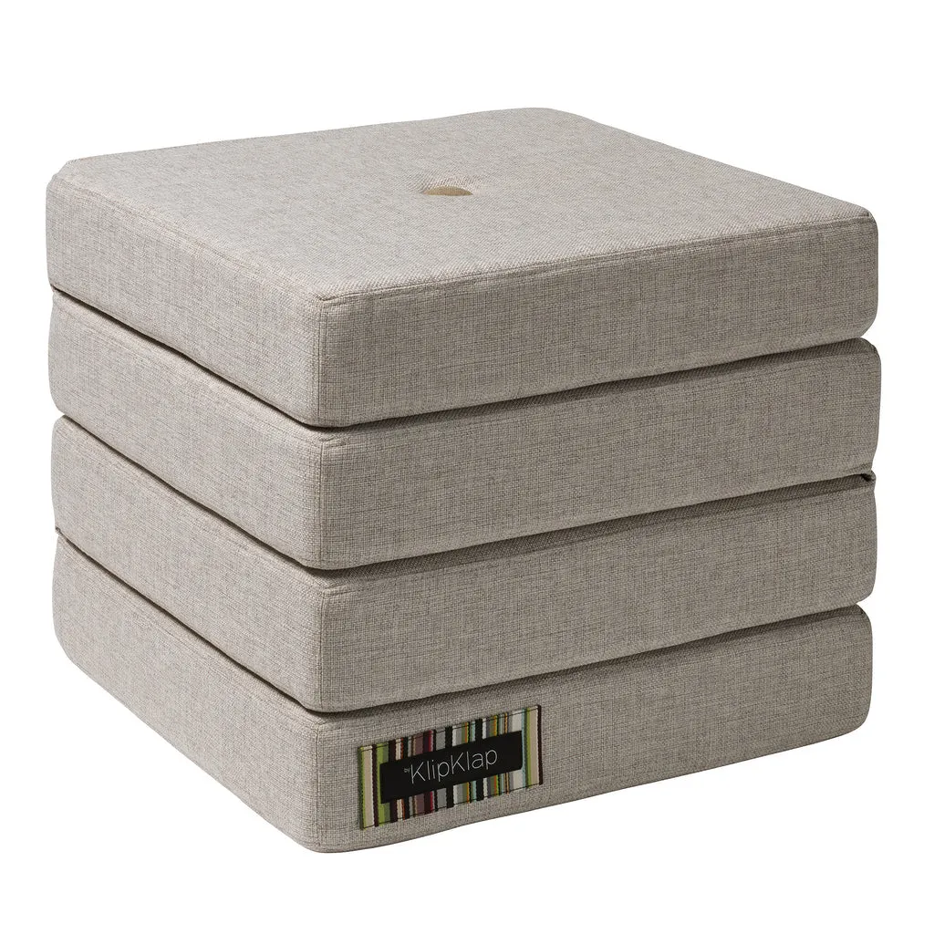 by KlipKlap KK 4 Fold 40x50x50cm - Beige W. Sand (Pre-Order; Est. Delivery in 2-4 Weeks)