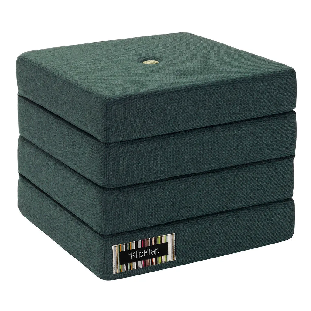 by KlipKlap KK 4 Fold 40x50x50cm - Deep Green W. Light Green