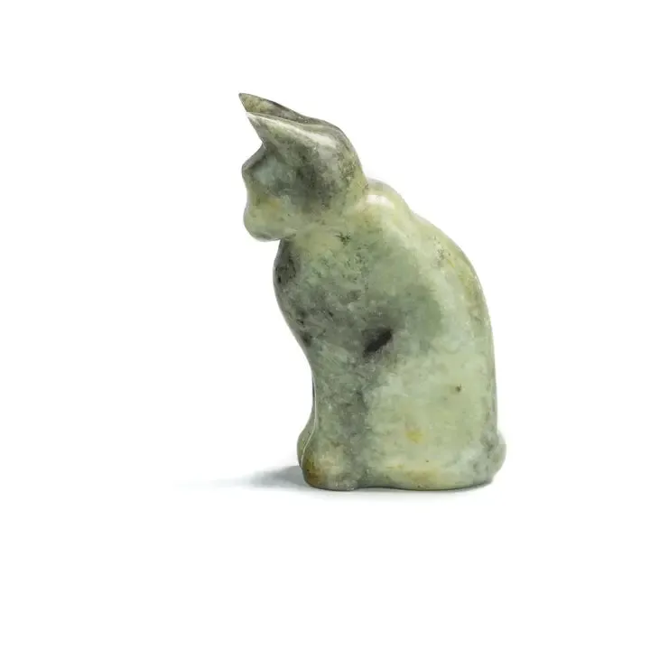 Cat Soapstone Carving Kit