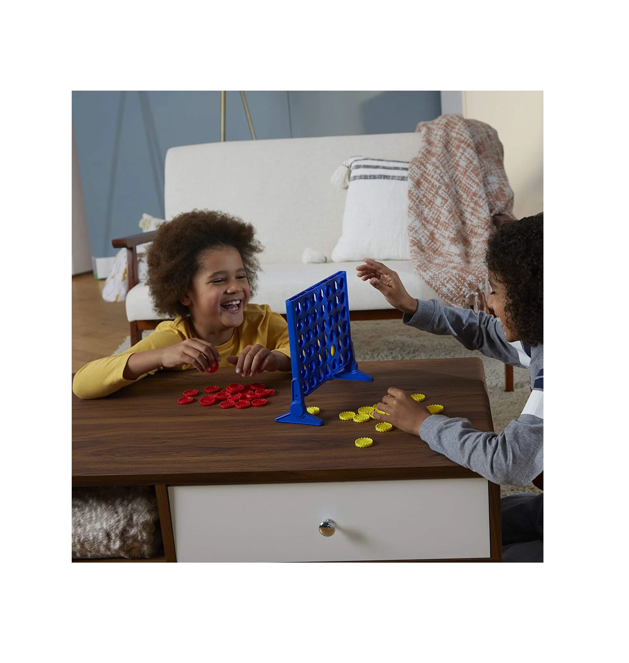 Connect 4 Classic Grid 4 in a Row Game Strategy Board Games for Kids 2 Player for Family and Kids Ages 6 and Up