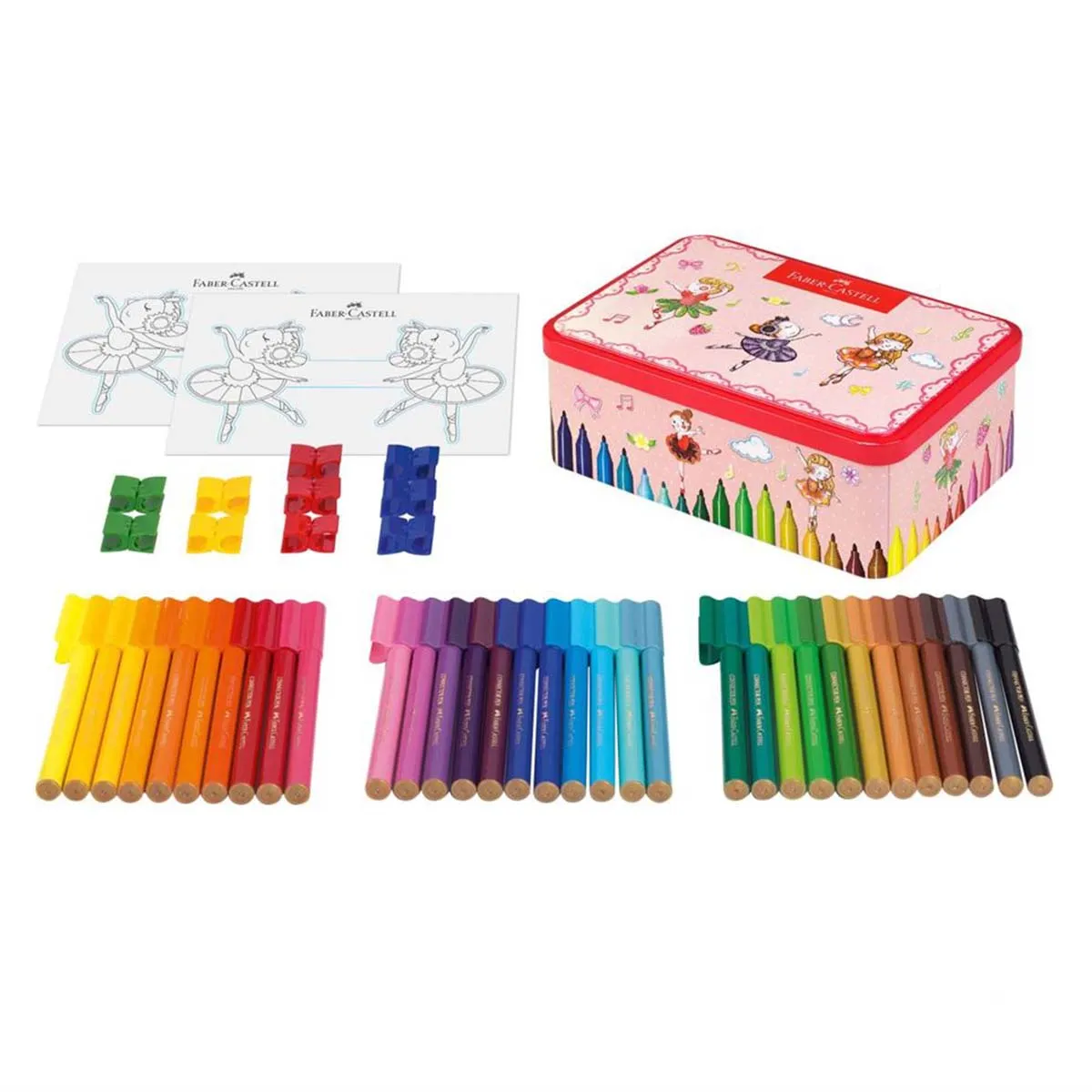 CONNECTOR FELT TIP PEN SET // BALLERINA