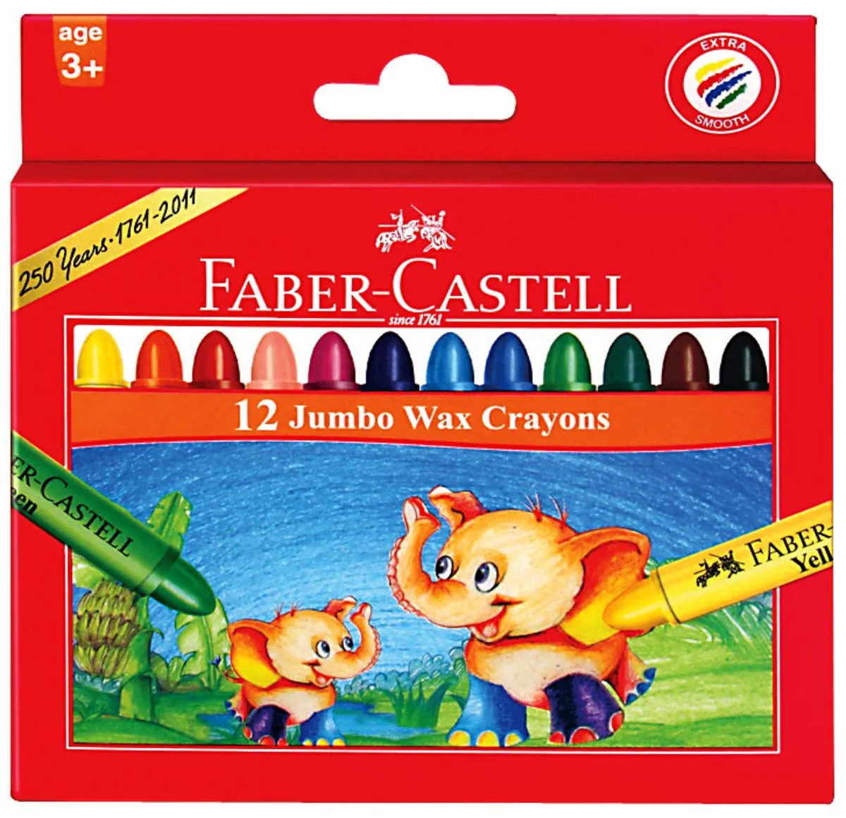 Crayons Fabercastell Jumbo Wax Rond 90mm