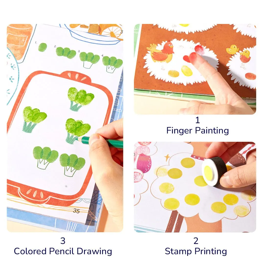 Creative Finger Paint Kit: City Wander