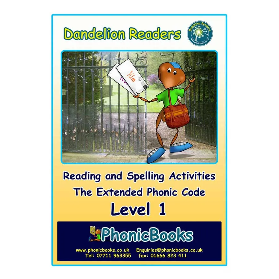 Dandelion Readers, Level 1 Reading & Spelling Activities