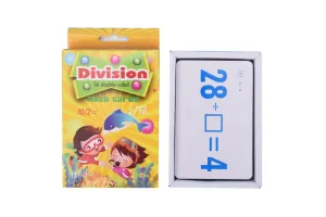 Division Math Flash Cards