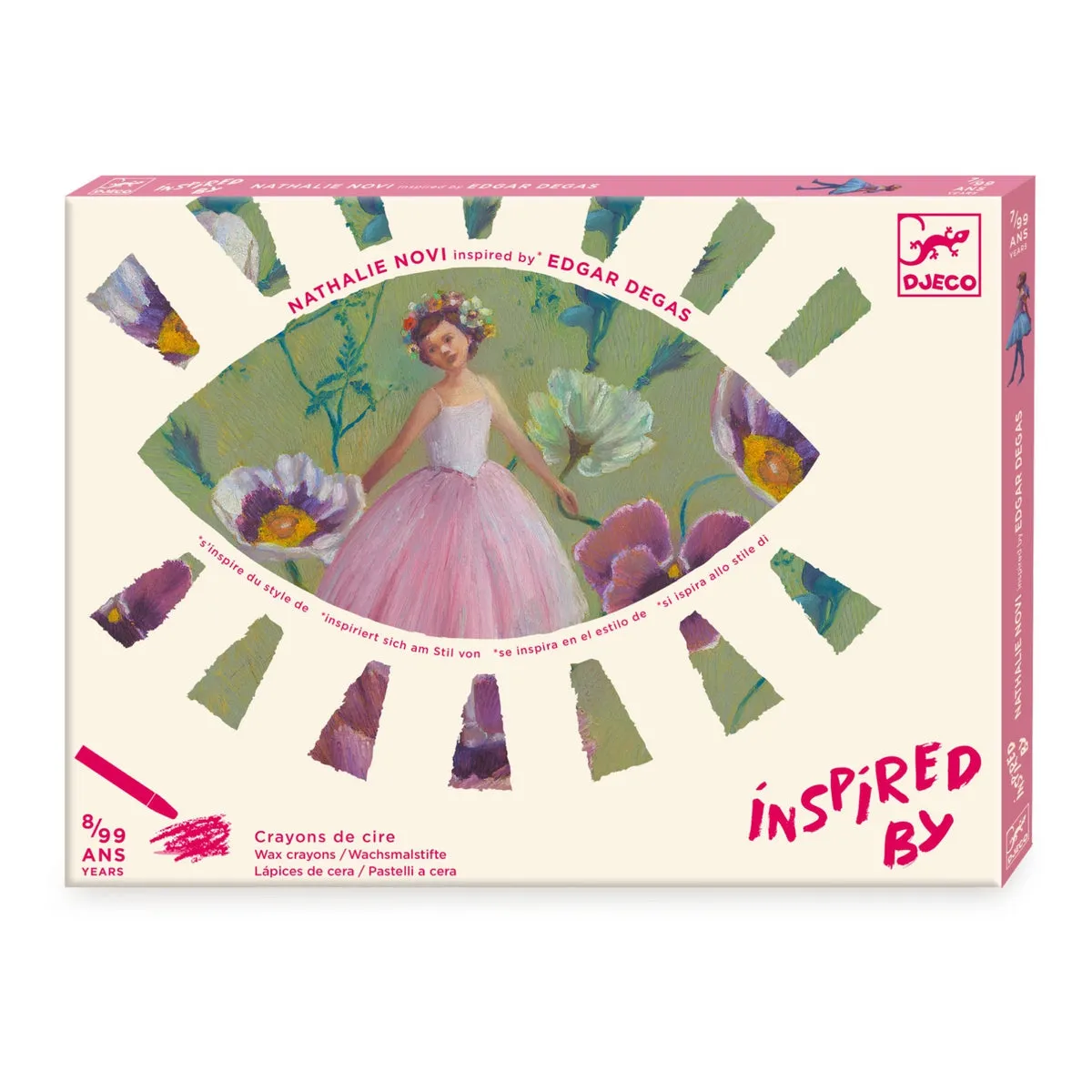 Djeco inspired by Degas the ballerina oil pastel activity kit