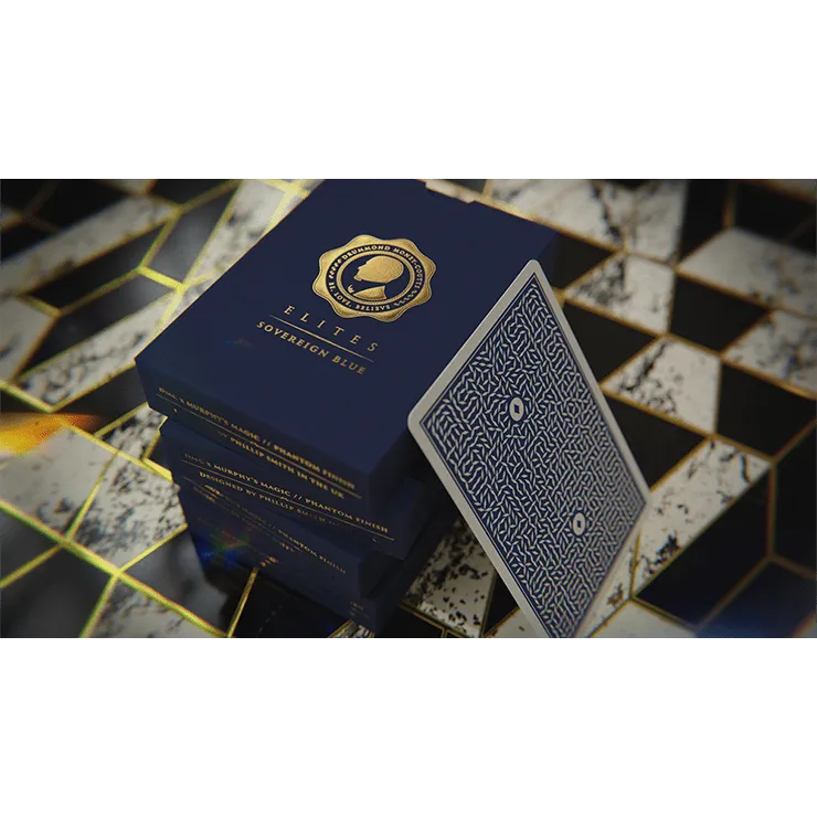 DMC ELITES: V4 Sovereign Blue Playing Cards