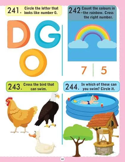 Dreamland Brilliant Brain Activity Book 1 - An Interactive & Activity Book For Kids (English)