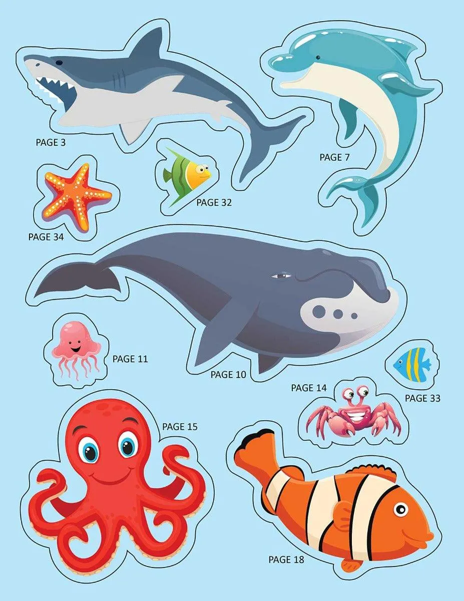 Dreamland Explore the Sea Activity Book with Stickers and 3D Models - An Interactive & Activity Book For Kids (English)