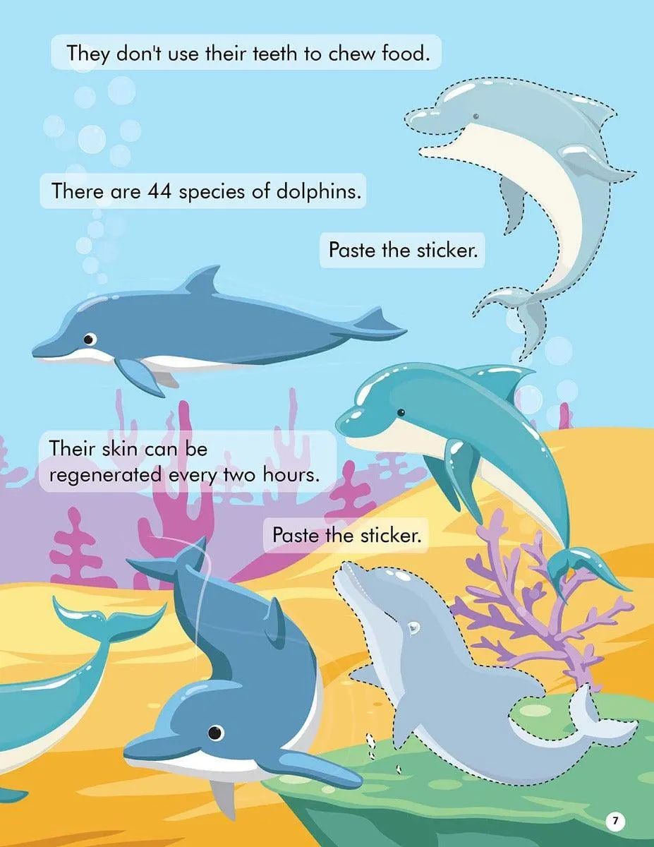 Dreamland Explore the Sea Activity Book with Stickers and 3D Models - An Interactive & Activity Book For Kids (English)