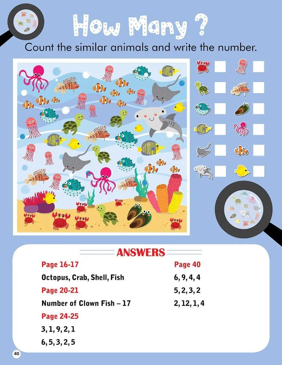 Dreamland Explore the Sea Activity Book with Stickers and 3D Models - An Interactive & Activity Book For Kids (English)
