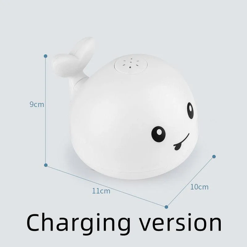 Electric Induction Whale Spray Bath Toy