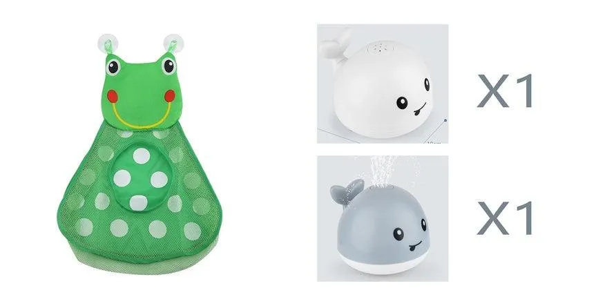 Electric Induction Whale Spray Bath Toy