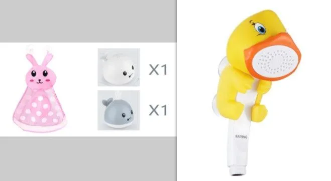Electric Induction Whale Spray Bath Toy