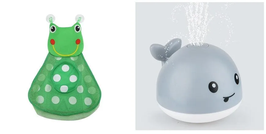 Electric Induction Whale Spray Bath Toy