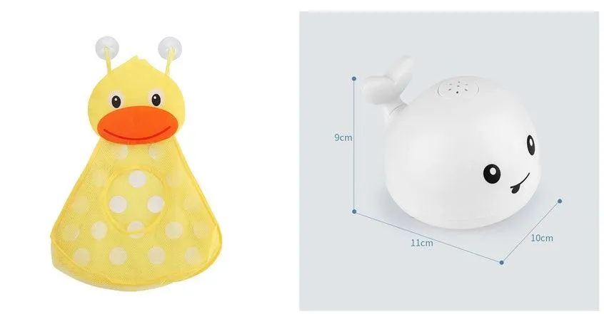 Electric Induction Whale Spray Bath Toy