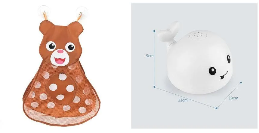 Electric Induction Whale Spray Bath Toy