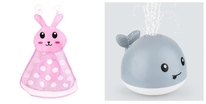 Electric Induction Whale Spray Bath Toy