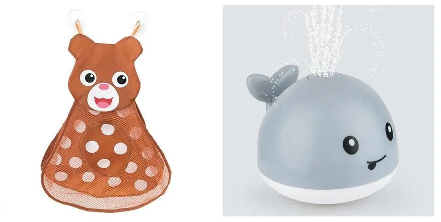 Electric Induction Whale Spray Bath Toy
