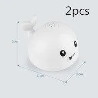 Electric Induction Whale Spray Bath Toy