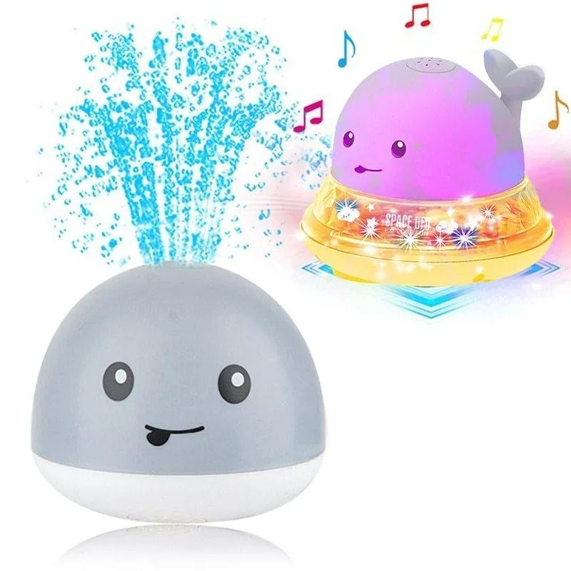 Electric Induction Whale Spray Bath Toy