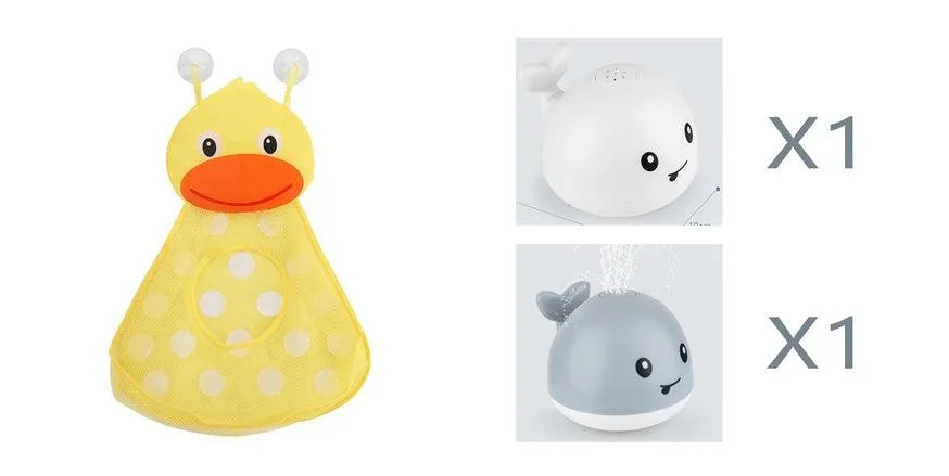 Electric Induction Whale Spray Bath Toy