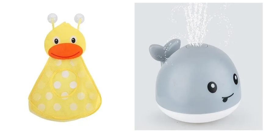 Electric Induction Whale Spray Bath Toy