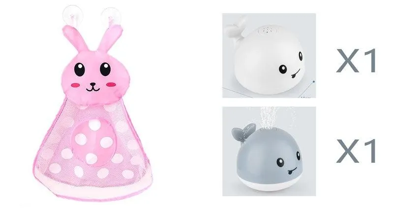 Electric Induction Whale Spray Bath Toy