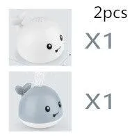Electric Induction Whale Spray Bath Toy