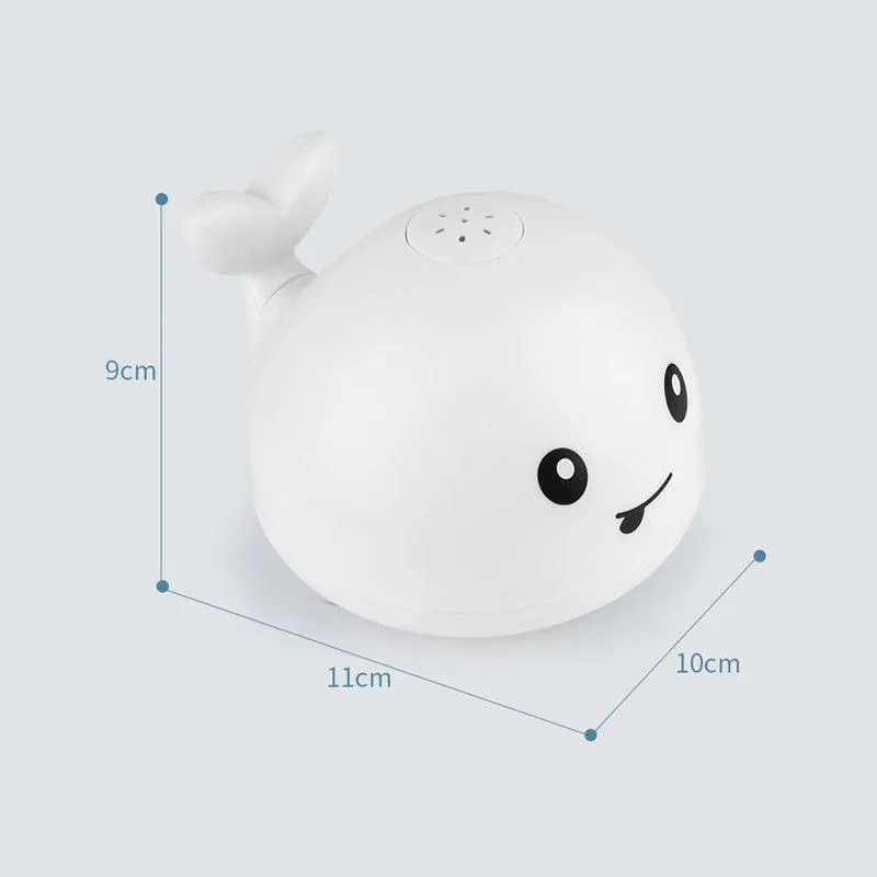 Electric Induction Whale Spray Bath Toy