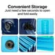 Elizabeth 63" Dog Kid Swimming Pool - Foldable Pet Kiddie Bathtub Pool Hard Plastic for Dogs Cats and Kids Blue